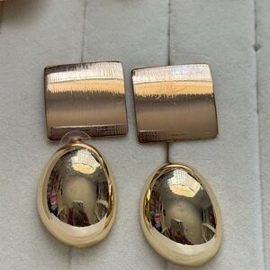 Elegant Gold-Tone Earrings